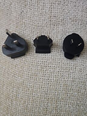 Blackberry Travel Plug Adapters. Lot Of 3